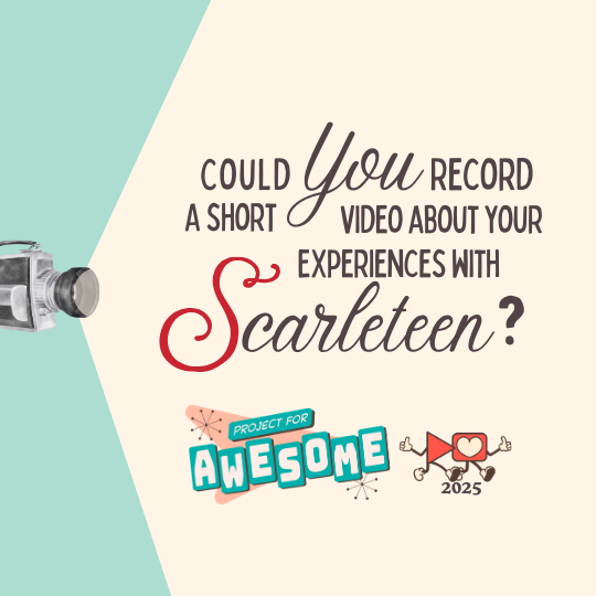 "Could you record a short video about your experiences with Scarleteen?"