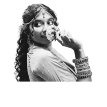 image of a happy Indian person looking beautiful and joyous